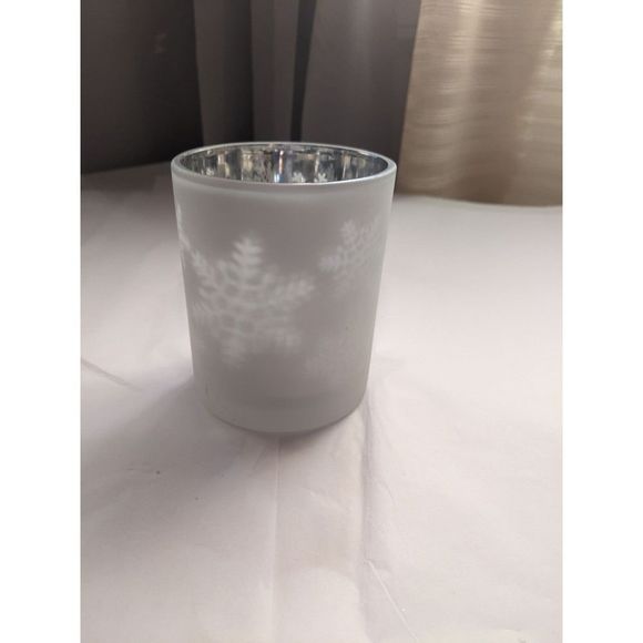 Set of 3 Slatkin & Co BBW Snowflake Dancing Tea Light Holder - Picture 3 of 8